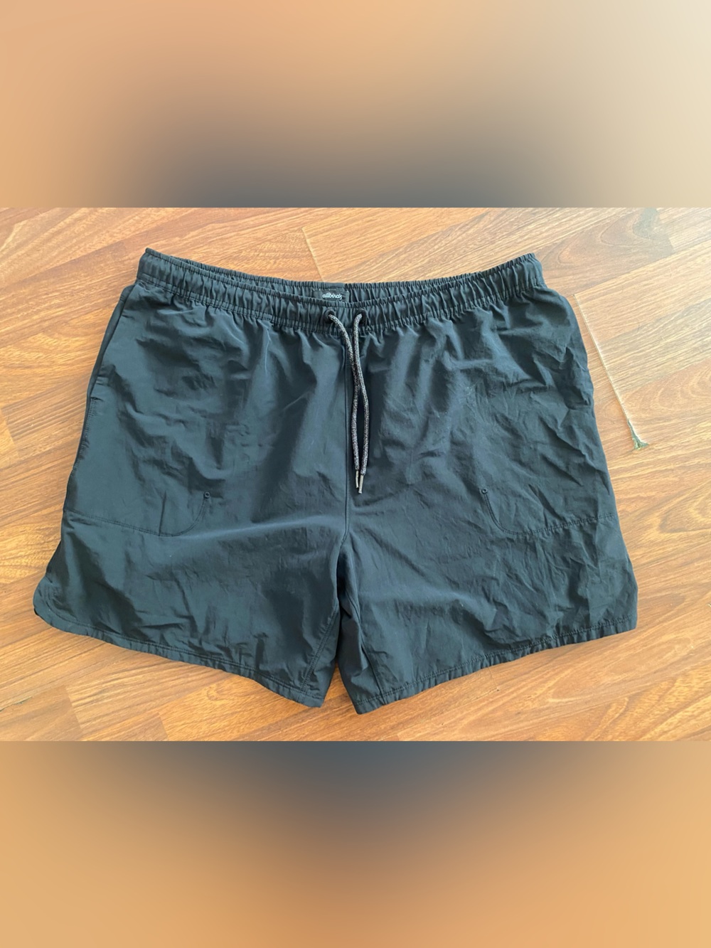black allbirds shorts size XL